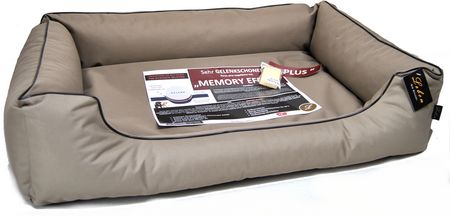 Orthopädisches Hundebett Paula PLUS in Beige von Lebon in verschiedenen Größen – Komfort für Hunde