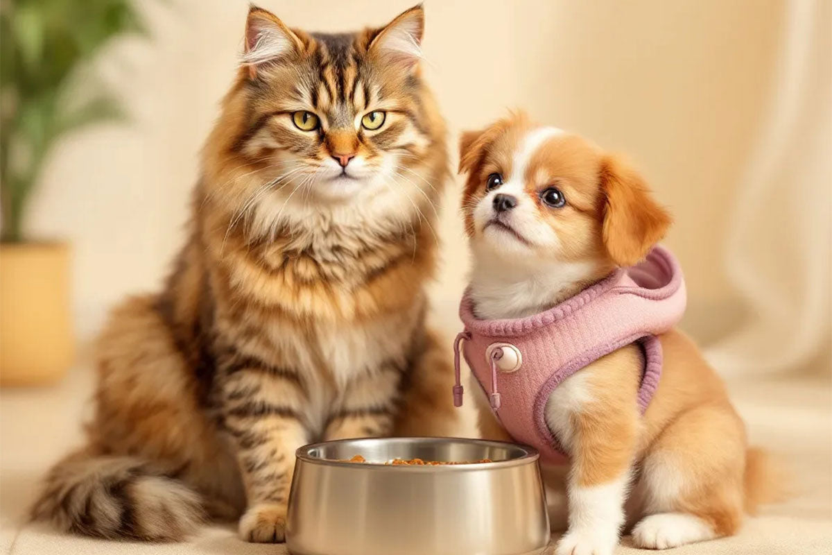 Felliono Futter & Trinken – Trinkbrunnen & Futterspender für Hunde & Katzen