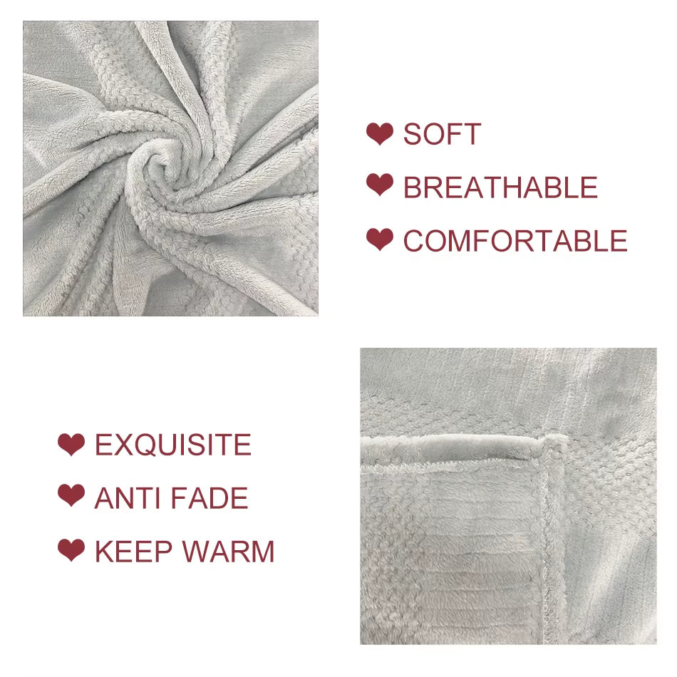 Warme Hundedecke aus Fleece – Weich, Waschbar & Ideal für Winter & Sofa