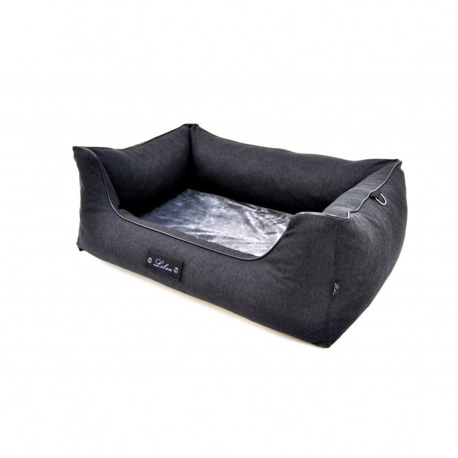 lebon orthopädisches hundebett carl plus 100x75cm schwarz