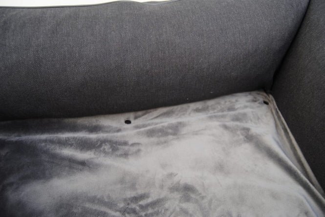 lebon orthopädisches hundebett carl plus 100x75cm schwarz Innenbereich