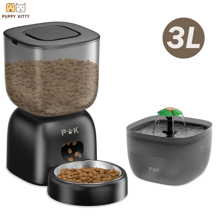 automatischer futterautomat hund katze 3 liter